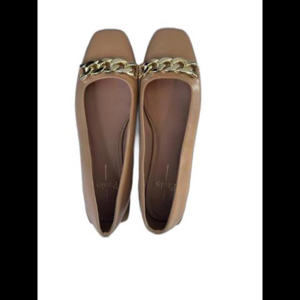 Linea Paola Beige Flat, Size 8, EUC - Picture 4 of 6